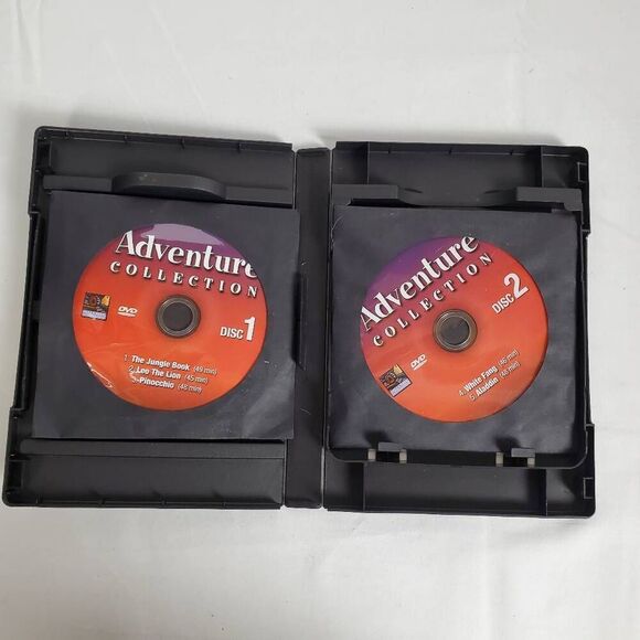 Adventure Collection 5-Movie Set DVD Animated Classics 2-Disc - Picture 2 of 3